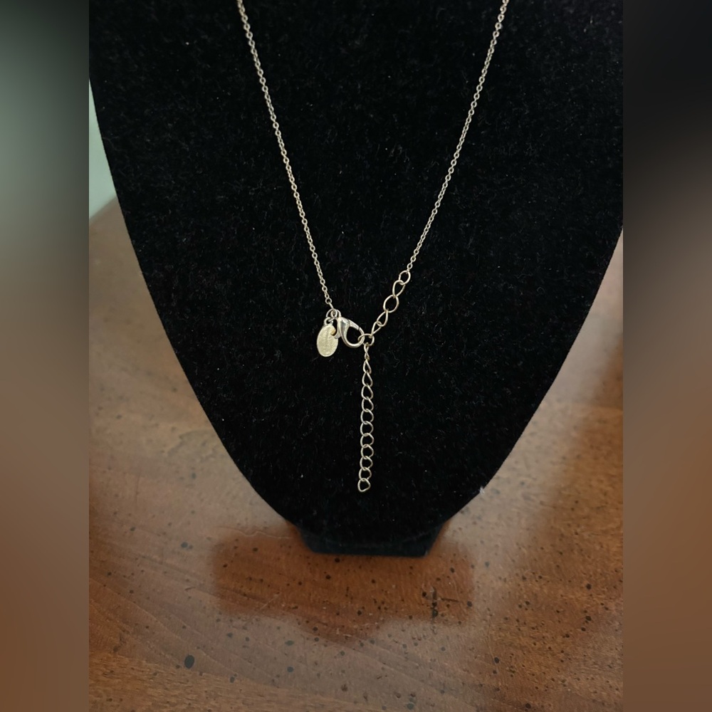 Elegant Gold and Turquoise Pendant Necklace - Picture 3 of 4